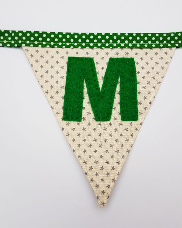 bunting - home green
