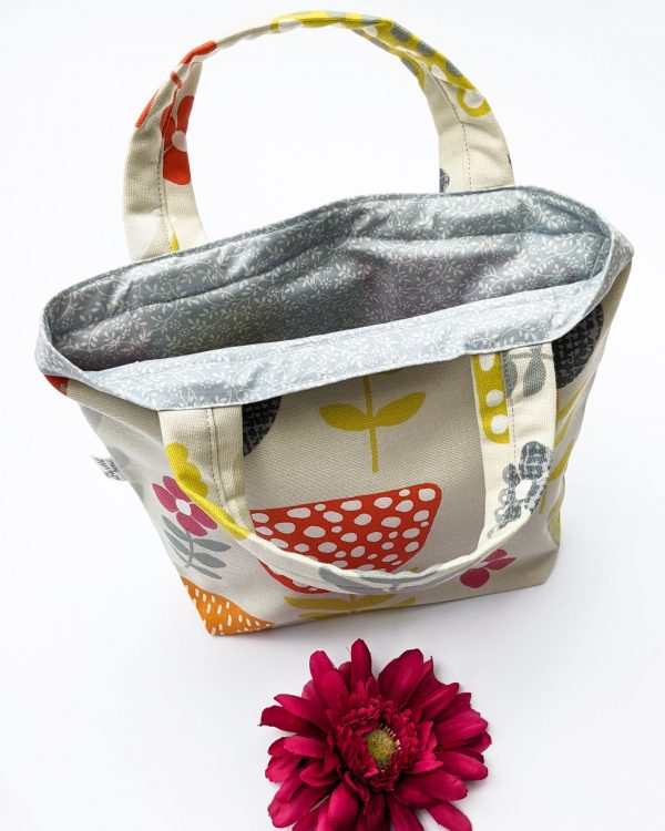 girls tote bag - floral