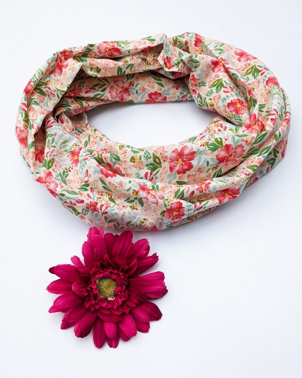 floral - infinity scarf